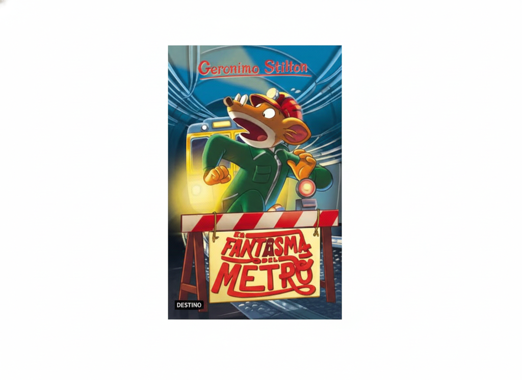 EL FANTASMA DEL METRO TEMATICA CUENTO AUTOR GERONIMO STILTON EDITORIAL DESTINO