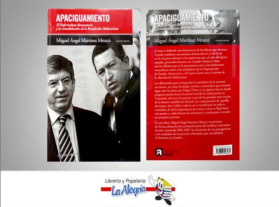 APACIGUAMIENTO  TEMATICA POLITICA AUTOR MARTINEZ MEUCCI, MIGUEL EDITORIAL EDITORIAL ALFA
