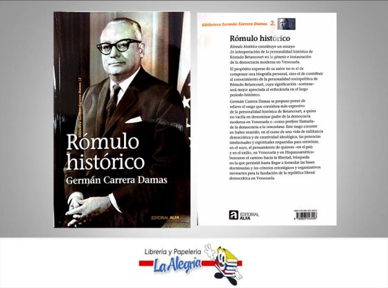ROMULO HISTORICO  TEMATICA ENSAYO AUTOR CARRERA DAMAS, GERMAN EDITORIAL ALFA