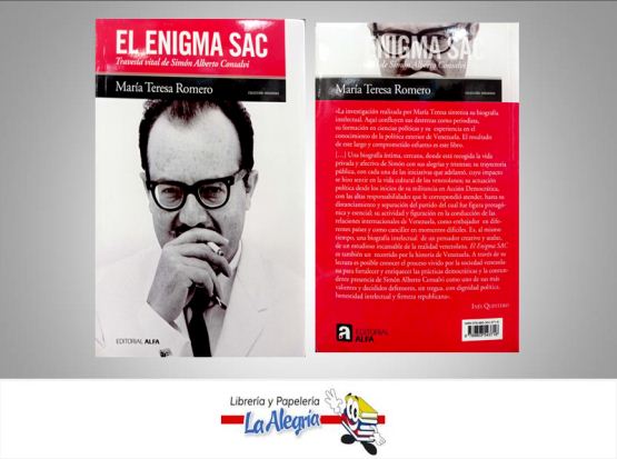 EL ENIGMA SAC  TEMATICA POLITICA AUTOR ROMERO, MARIA TERESA EDITORIAL EDITORIAL ALFA