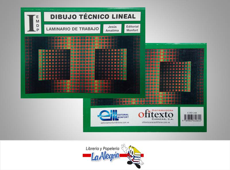 DIBUJO TECNICO LINEAL 4TO ANO LAMINARIO  TEMATICA EDUCACION AUTOR AMATIMA, JESUS EDITORIAL MONFORT