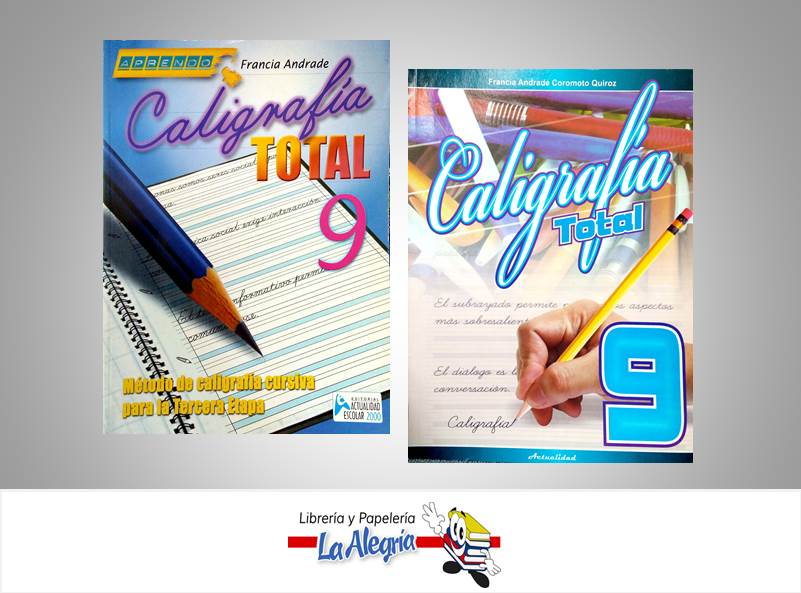CALIGRAFIA TOTAL 9NO  TEMATICA EDUCACION AUTOR COROMOTO, FRANCIA EDITORIAL ACTUALIDAD