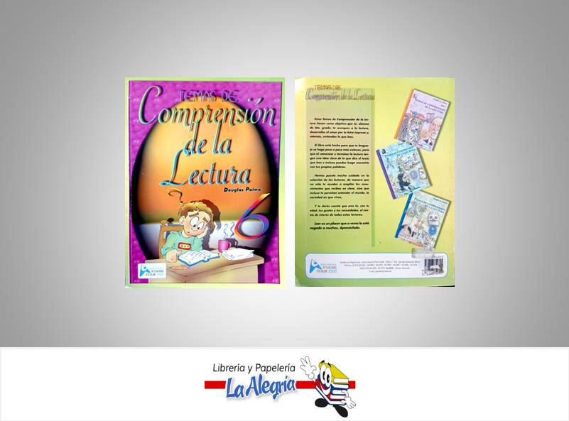 COMPRESION DE LA LECTURA 6  TEMATICA EDUCACION AUTOR DOUGLAS ALMA EDITORIAL ACTUALIDAD