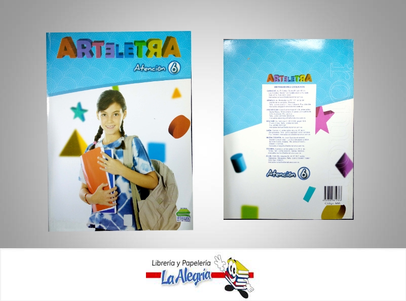 ARTELETRA ATENCION 6  TEMATICA EDUCACION AUTOR KENIA VISCAYA EDITORIAL ROMOR