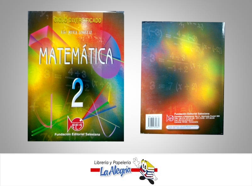 MATEMATICA 2 DIVERSIFICADO  TEMATICA MATEMATICA AUTOR MARIA RITA AMELII EDITORIAL SALESIANA
