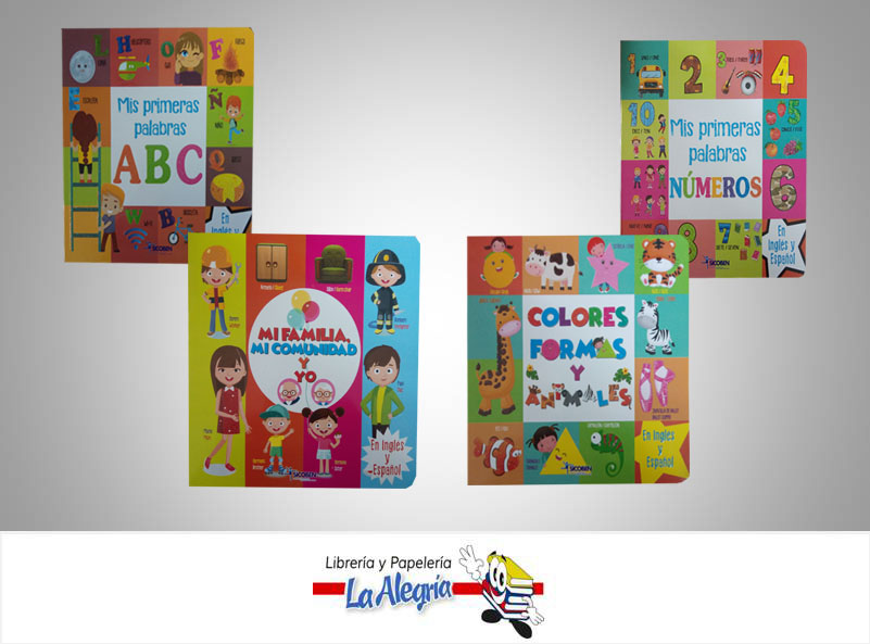 COLECCION MIS PRIMERAS PALABRAS 4TITULOS  TEMATICA CUENTO INFANTIL   EDITORIAL SICOBEN