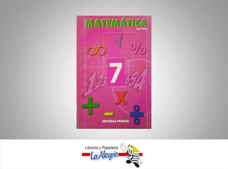 MATEMATICA 7  TEMATICA MATEMATICA AUTOR HINDS JOHN EDITORIAL MONFORT