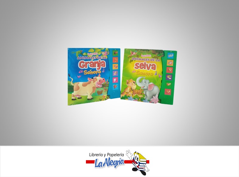 COLECCION ANIMALES SONORO 2 TITULOS TEMATICA AUTOR EDITORIAL SICOBEN