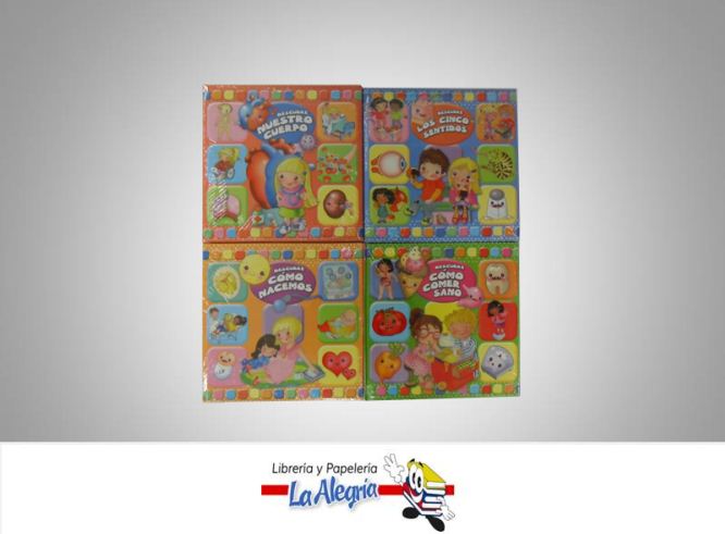 COLECCION DESCUBRE NUESTRO CUERPO 4 TIT  TEMATICA CUENTO INFANTIL   EDITORIAL EDICIONES SALDAÑA