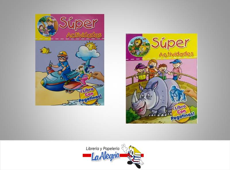 COLECCION LIBRO SUPER ACTIVIDADES  TEMATICA INFANTIL   EDITORIAL SICOBEN