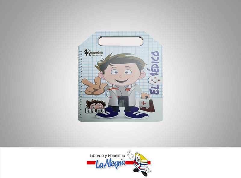 CARLITOS EL MEDICO PEGATINAS/COLOREAR  TEMATICA INFANTIL   EDITORIAL KARONLING CHANTILLY