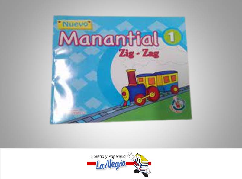 NUEVO MANANTIAL 1 ZIG ZAG TEMATICA PREESCOLAR AUTOR EDICIONES EDINTER 2004 EDITORIAL EDICIONES EDINTER 2004