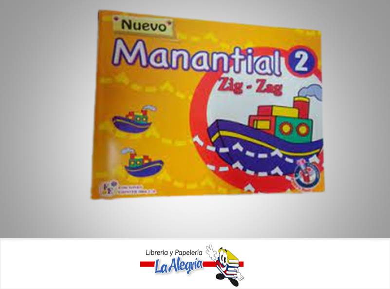 NUEVO MANANTIAL 2 ZIG ZAG TEMATICA PREESCOLAR AUTOR EDICIONES EDINTER 2004 EDITORIAL EDICIONES EDINTER 2004
