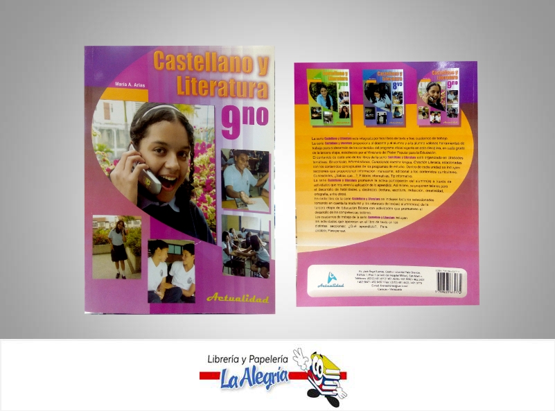 CASTELLANO Y LITERATURA 9  TEMATICA EDUCACION AUTOR ARIAS MAIRA EDITORIAL ACTUALIDAD
