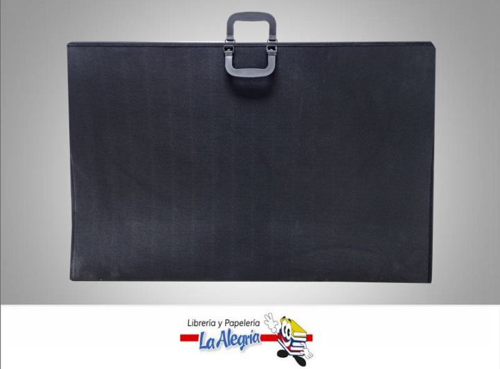 PORTAFOLIO C/ASA PLASTICO 98X63CM NEGRO MARCA O.K.   