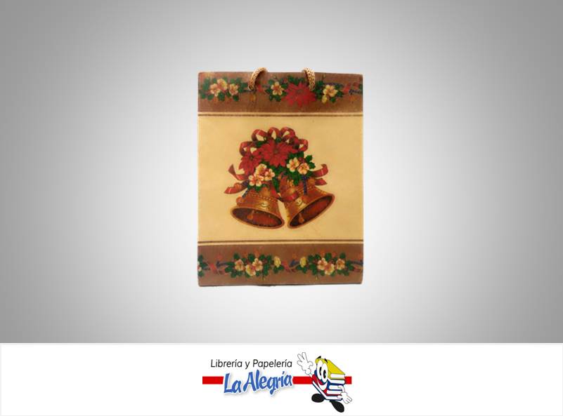 BOLSA DE REGALO 14X11 D/NAVIDAD MARCA S/M   
