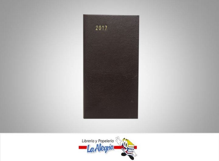AGENDA BOLSILLO 2017 15X8CM UND MARCA CARONU   
