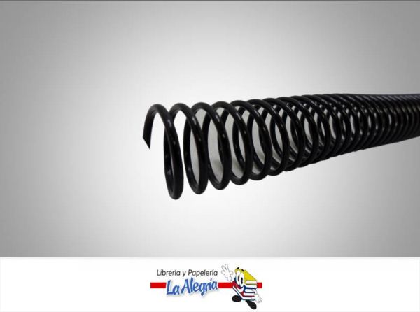 ESPIRAL CONTINUO 16MM NEGRO MARCA S/M   