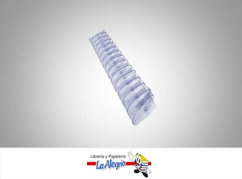 ESPIRAL OVALADO TRANSPARENTE 45 MM MARCA S/M   