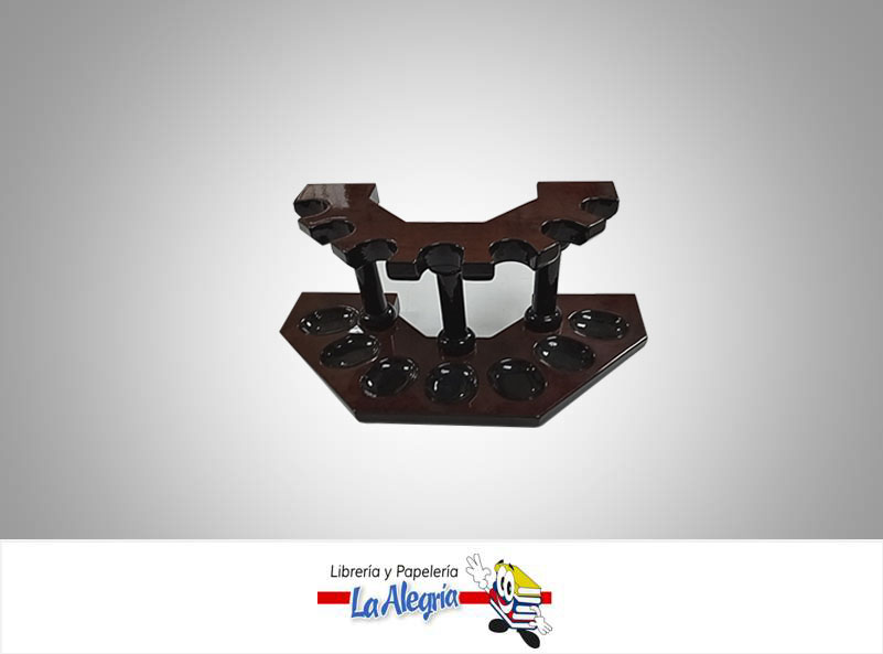 PORTA PIPA DE MADERA (PARA 7 PIPAS) UND    