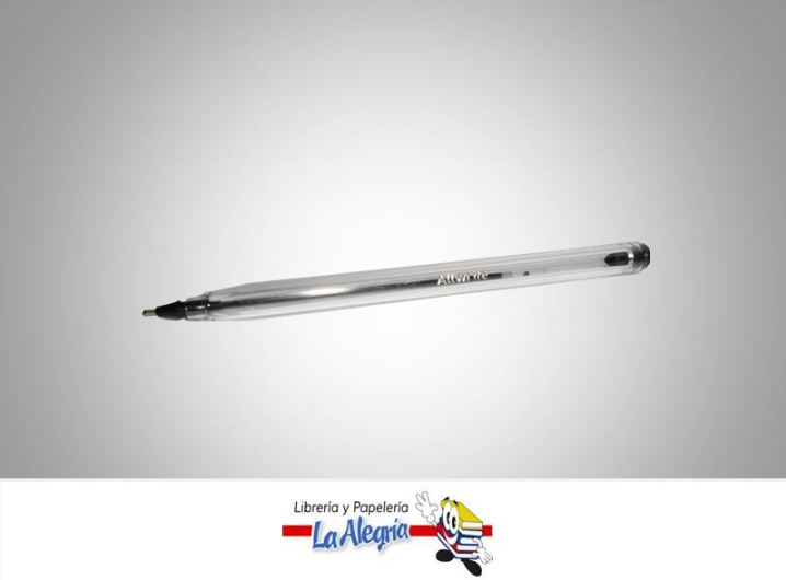 BOLIGRAFO PTA/MED PLAST NEGRO P/U MARCA ALLWRITE   