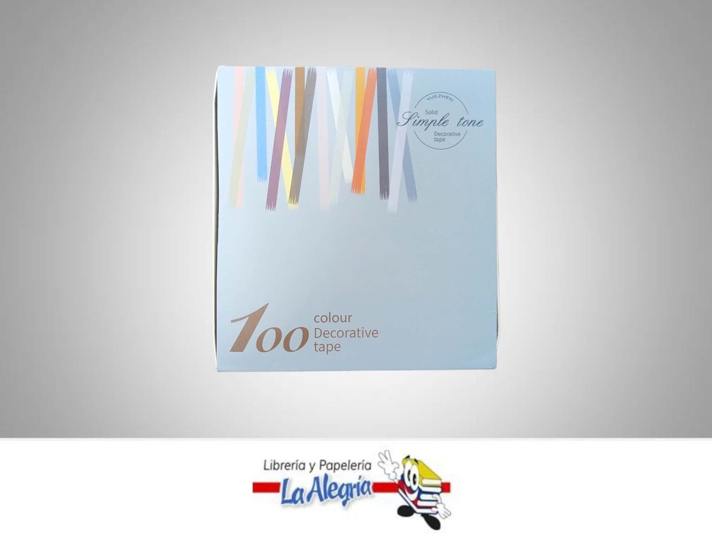 CINTA WASHI TAPE 10MM 100UND    