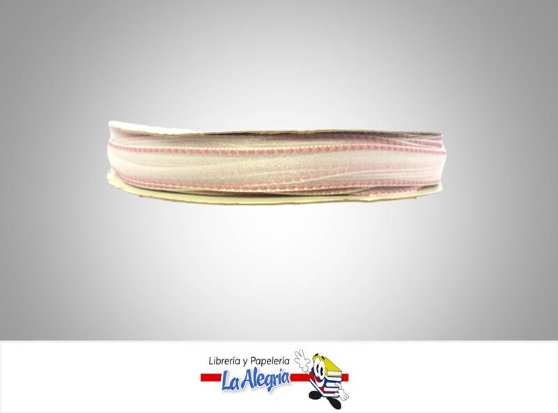 CINTA ORGANZA 13MM FUCSIA PASTEL X METRO MARCA S/M