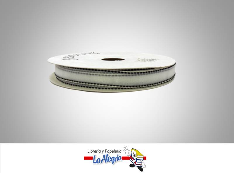 CINTA ORGANZA 13MM NEGRO XMETRO MARCA S/M   