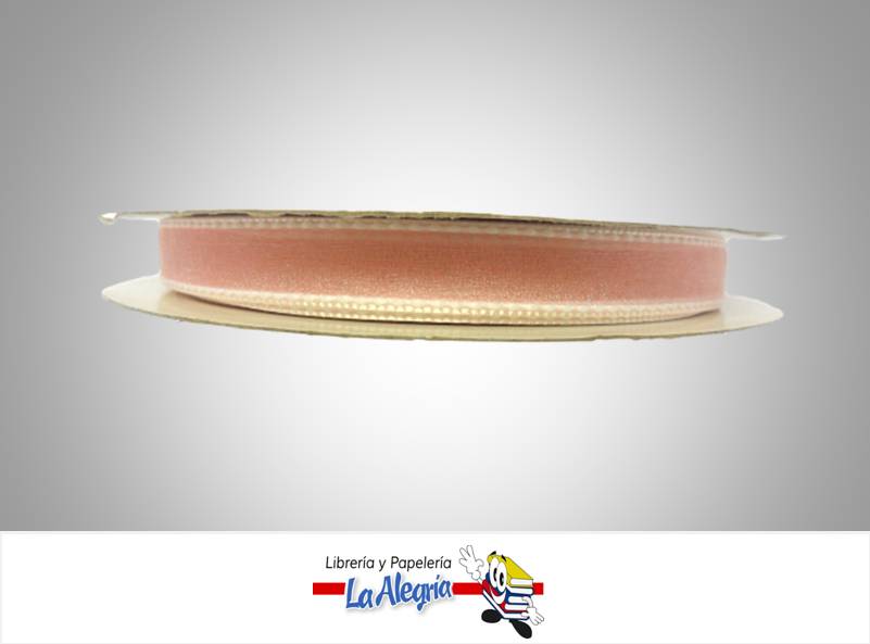 CINTA ORGANZA 13MM ROSA PASTEL XMETRO MARCA S/M   