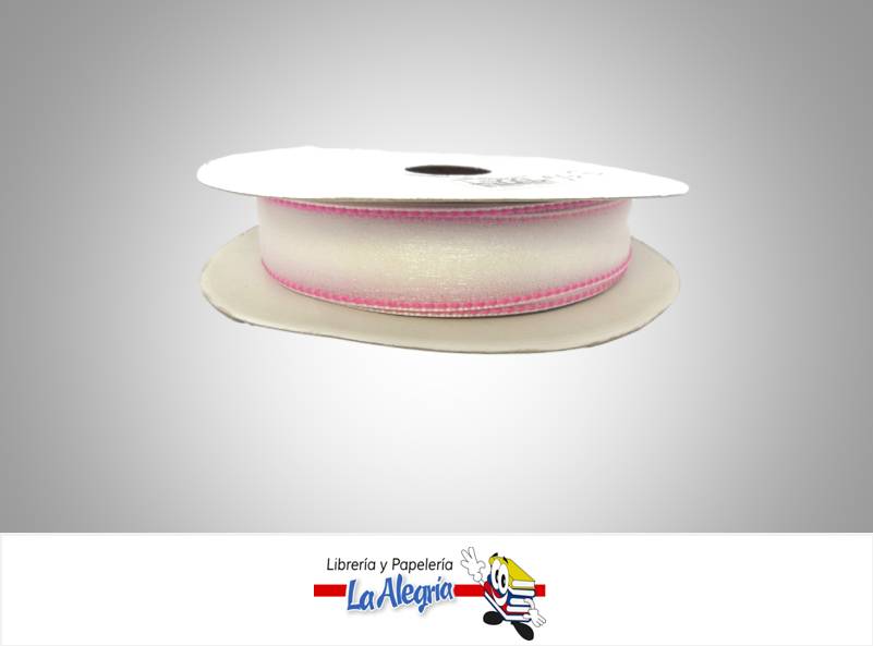 CINTA ORGANZA 23MM FUCSIA XMETRO MARCA S/M   