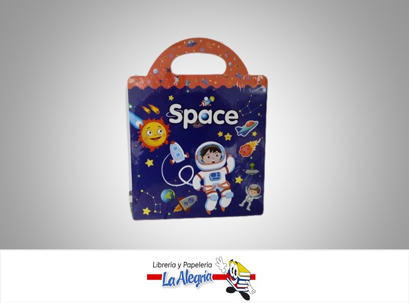BLOCK APRENDIZAJE ESPACIO CON CALCOMANIAS MARCA S/M