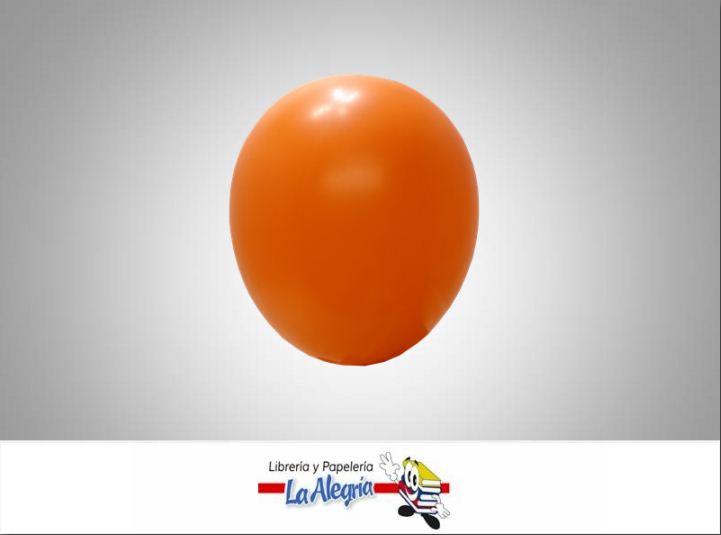 GLOBO R12 ESTANDAR NARANJA UND MARCA SM   