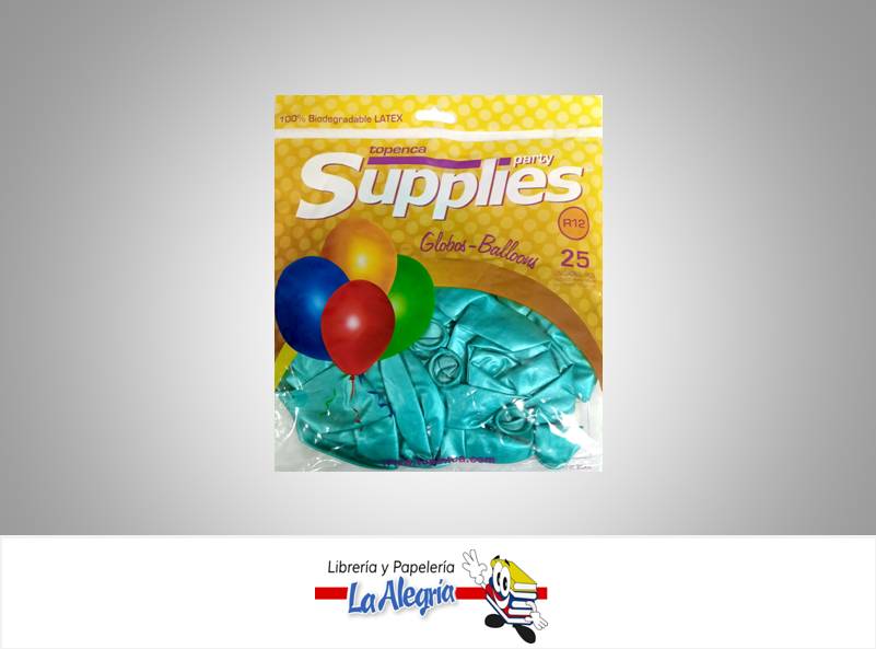 GLOBO R12 CROMADO VERDE UND MARCA SUPPLIES   