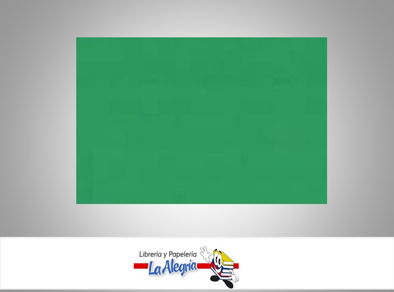 CARTULINA BRISTOL 66X48 CM VERDE UND 120GR MARCA S/M   