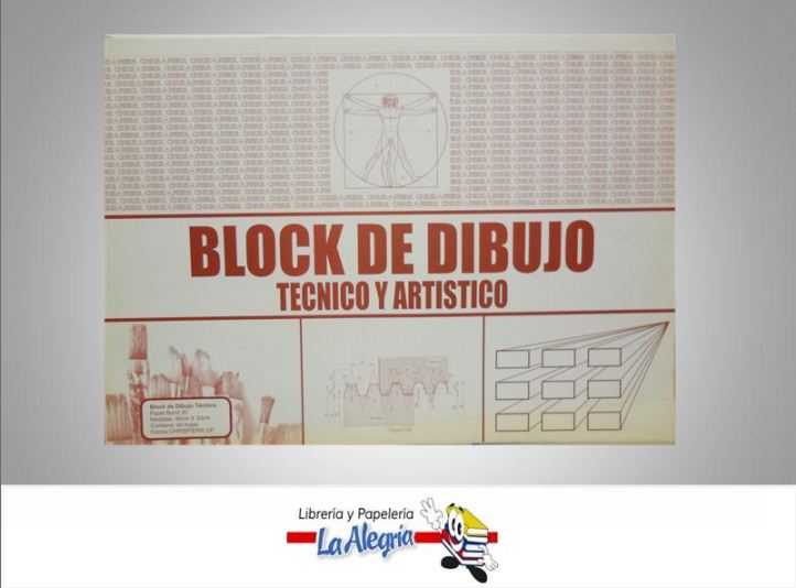 BLOCK BOND D/DIBUJO 46X33CM 40H MARCA CHRISPIERR   