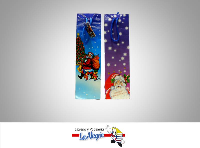 BOLSA DE REGALO 27,5X8 D/NAVIDAD MARCA S/M   