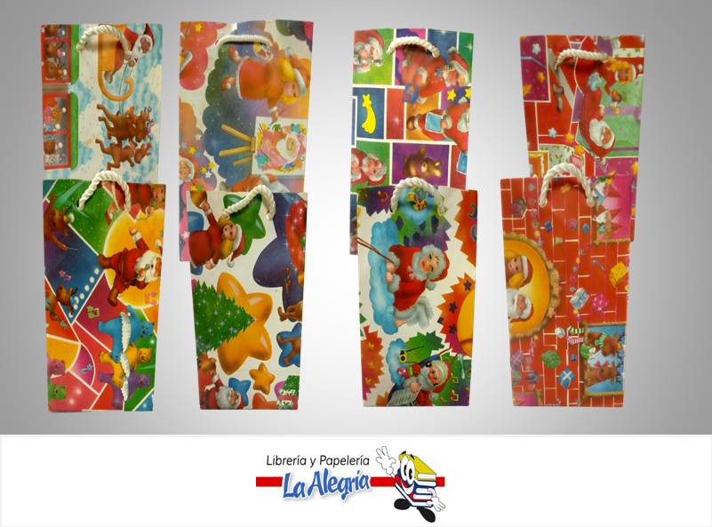 BOLSA DE REGALO 18X9,3 D/NAVIDAD MARCA S/M   
