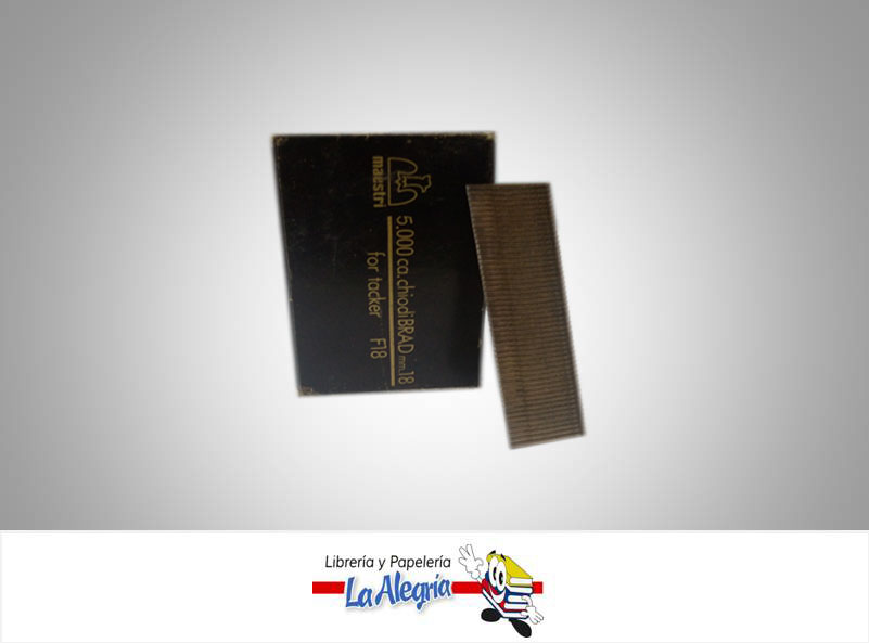 CLAVOS CALIBRADOS 18MM PARA F18 MARCA BRAD   