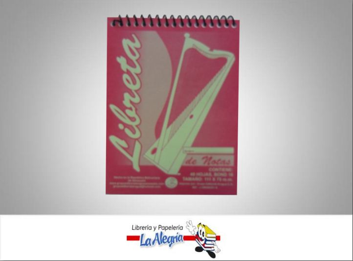 BLOCK NOTA RAYADO ESPIRAL 40H 14,5X11,5C MARCA EL ARAGUEÑO   