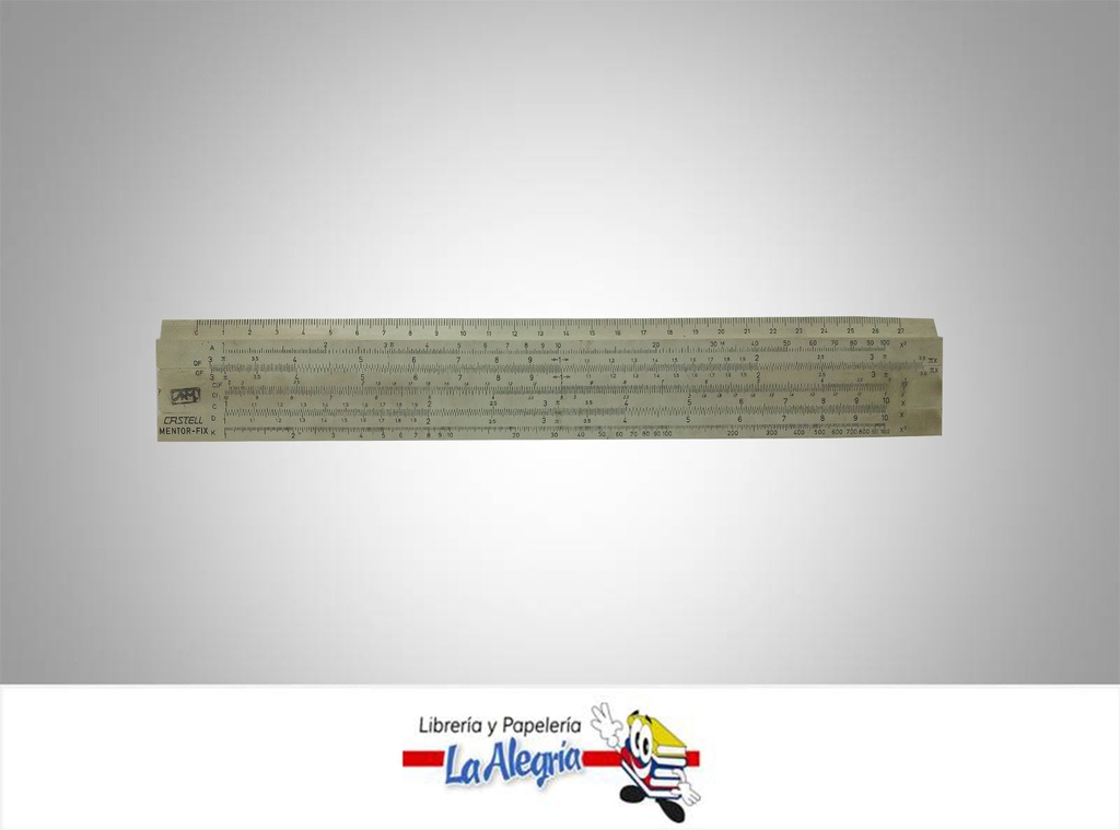 REGLA DE CALCULO MENTOR-FIX 157/80 MARCA FABER CASTELL   