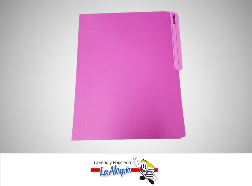 CARPETA MANILA CARTA ROSADO S/M