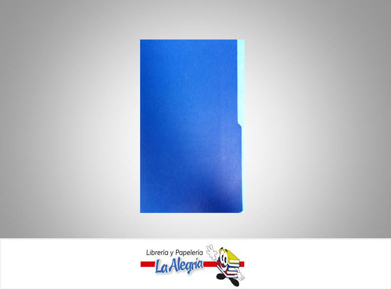CARPETA MANILA CARTA AZUL REY UND    