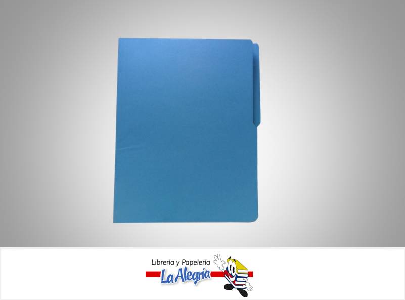 CARPETA MANILA CARTA AZUL INTENSO UND    