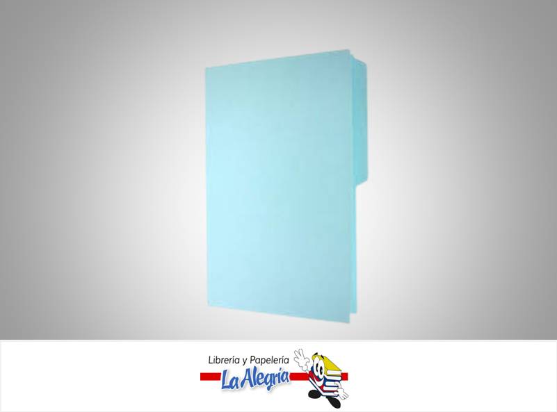 CARPETA MANILA OFICIO AZUL CLARO UND MARCA S/M