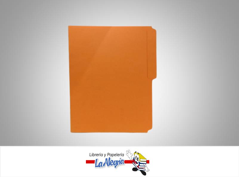 CARPETA MANILA OFICIO MANDARINA MARCA S/M