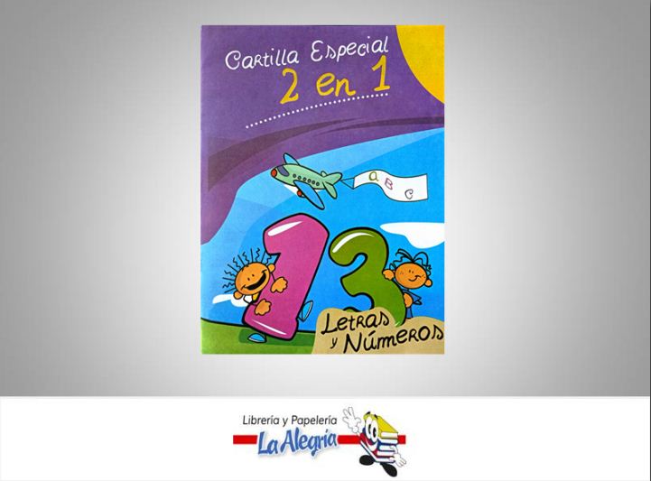 CARTILLA ESPECIAL 2 EN 1  TEMATICA ESCOLAR   EDITORIAL EL ARAGUEÑO