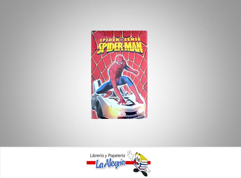 CARTA DE CARTON SPIDERMAN UND MARCA S/M   