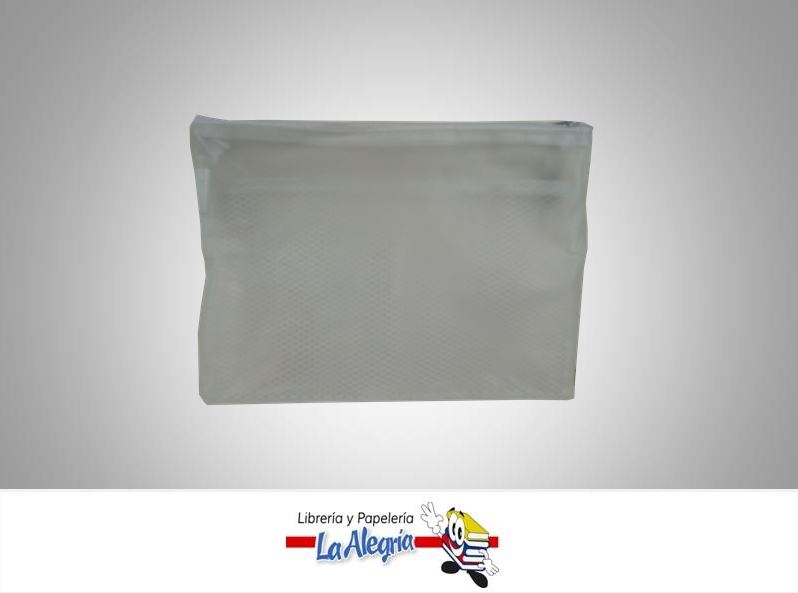 CARTUCHERA PLAST C/CIERRE 25X18CM MARCA BENGE   