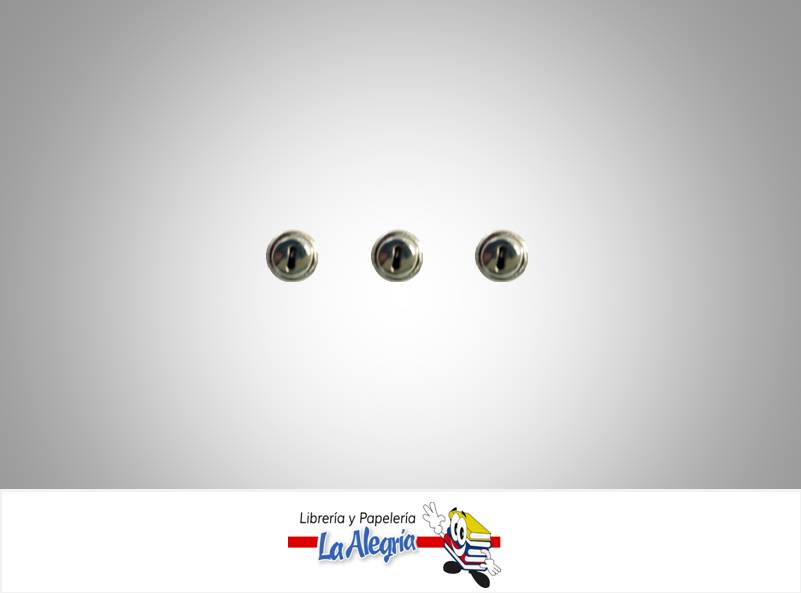CASCABEL 08MM PLATEADO UND MARCA S/M   