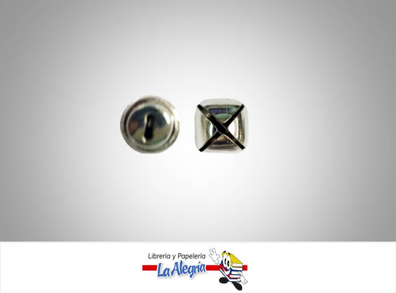 CASCABEL 12MM PLATEADO UND MARCA S/M   